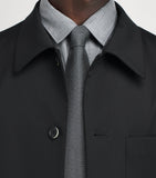 Canali silk-wool jacquard tie 8cm (British brand)