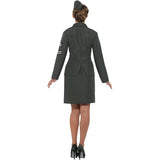 Smiffys WW2 Army Girl green costume with jacket, skirt and hat, imported from the UK