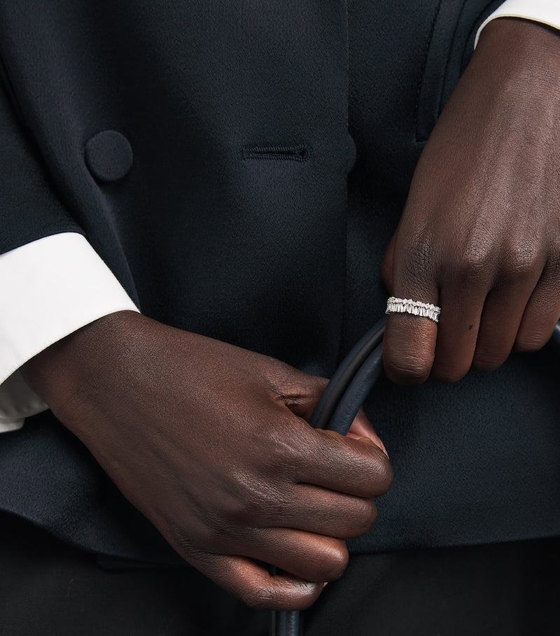 Suzanne Kalan Classic Short Stack eternity ring (British brand)