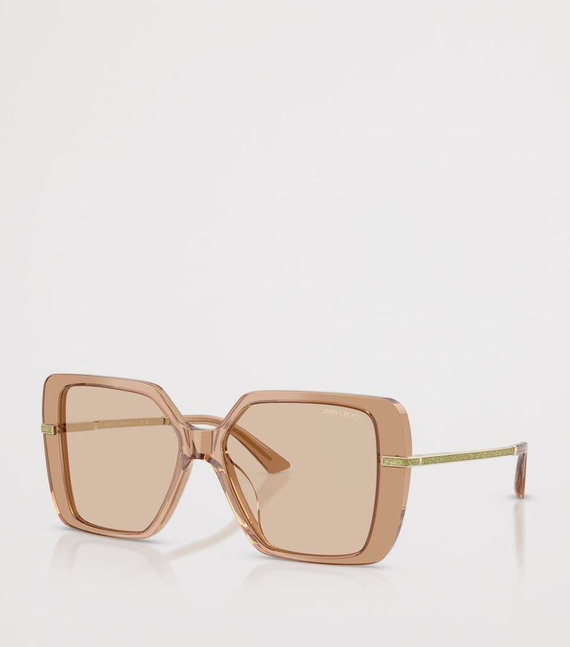 Jimmy Choo square sunglasses acetate model 0JC5048JU, imported from the UK