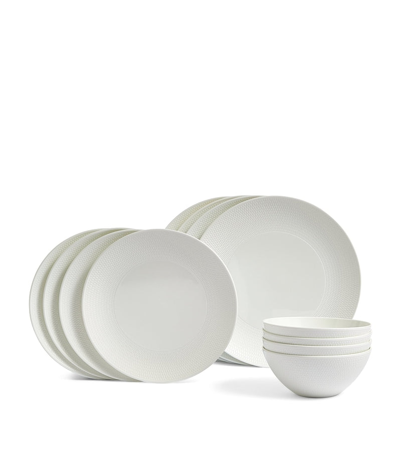 Wedgwood Gio dinnerware set 12-piece, imported from the UK