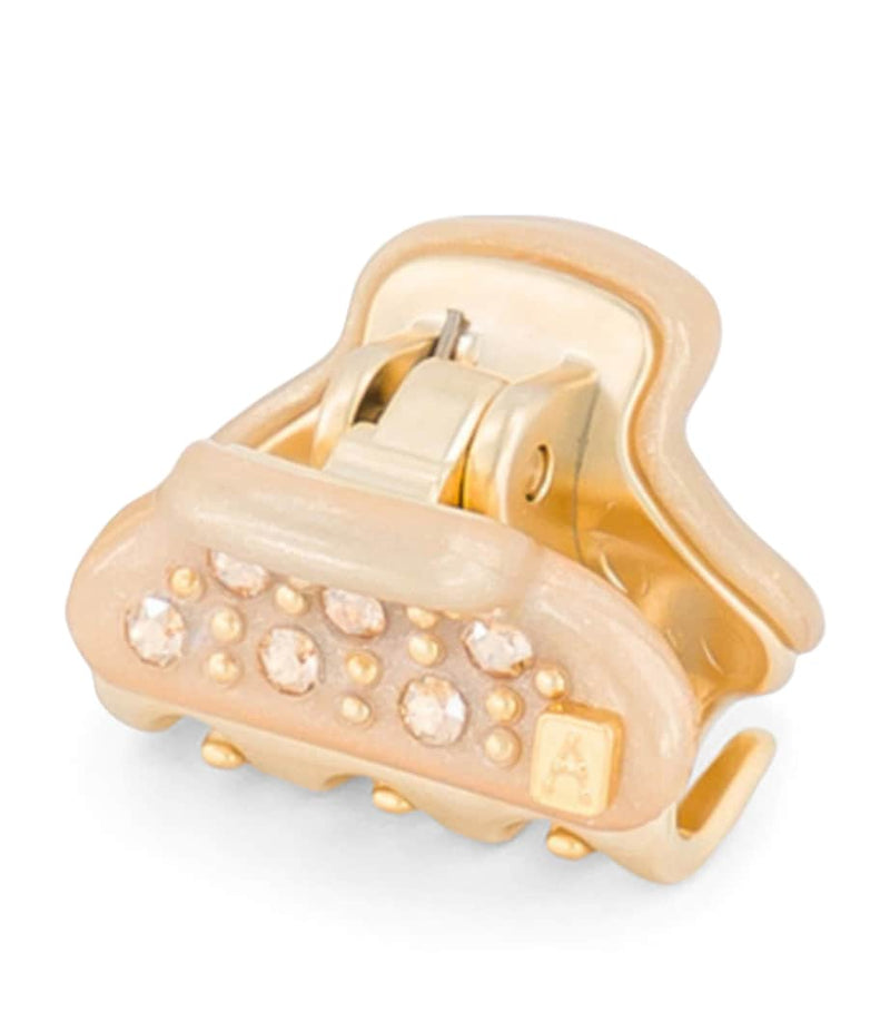 Alexandre de Paris gold-plated mini claw hair clip 1.8cm, UK version