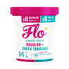 Flo Organic Cotton Applicator Tampon 14 Count - British product