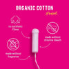 Flo Organic Cotton Applicator Tampon 14 Count - British product