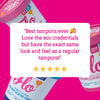 Flo Organic Cotton Applicator Tampon 14 Count - British product