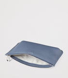 Aspinal of London large leather Ella pouch, imported from the UK