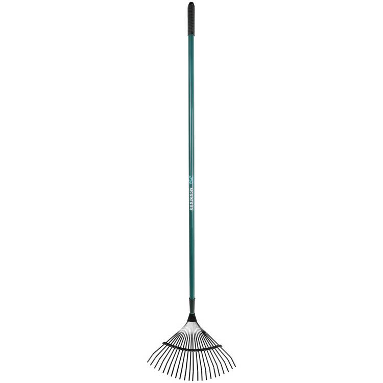 McGregor garden lawn rake with steel tines, UK version