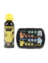 Next Peers Hardy Black Pokemon Lunch Box and Aluminium Bottle Set 500ml (6x4)- Buy online at McGrocer