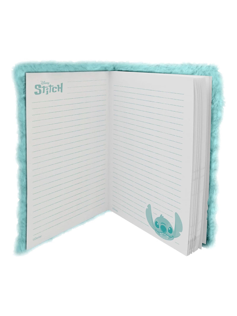 Peers Hardy Blue Stitch 3D plush A5 diary, UK version