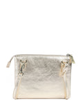 Jones Bootmaker Gold Warsaw leather zip up shoulder bag (British brand)
