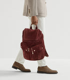 Brunello Cucinelli suede city backpack (British brand)
