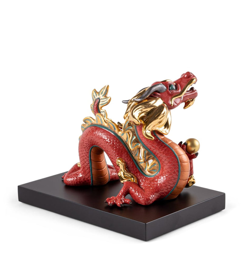 Lladró porcelain dragon sculpture limited edition, UK version