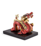 Lladró porcelain dragon sculpture limited edition, UK version