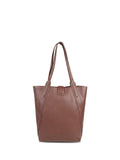 Jones Bootmaker Vancover leather shoulder bag Cherry Brown, UK version