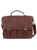 Jones Bootmaker Upland tan grain leather briefcase - British product