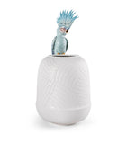 Lladró cockatoo vase 51cm hand-painted porcelain - British product