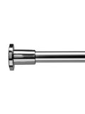CROYDEX telescopic tension rod chrome shower curtain rail - British product