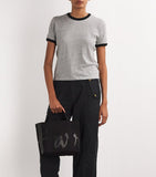 Harrods mini cotton logo tote bag, UK version