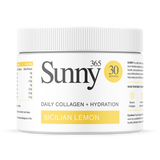Holland & Barrett Sunny Collagen & Electrolytes Powder Blend Sicilian Lemon Supplement 30x7.5g- Buy online at McGrocer