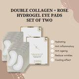 ErthSkin double collagen rose hydrogel eye pads 5 x 2, UK version