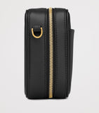 Saint Laurent leather logo travel pouch (British brand)