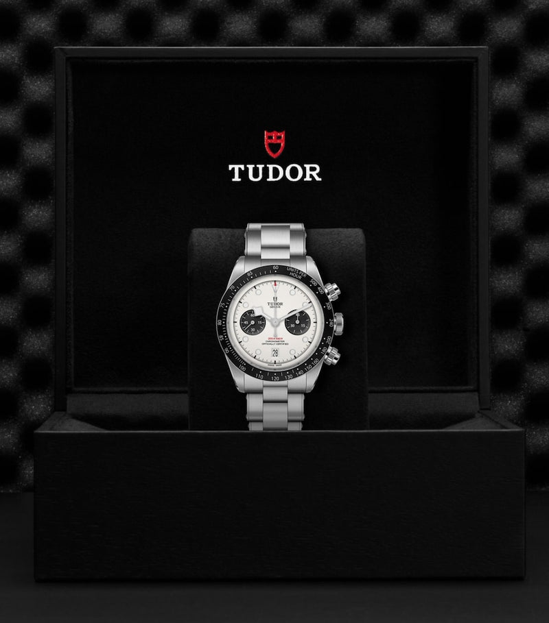 TUDOR Black Bay Chrono stainless steel watch 41mm (British brand)