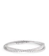 Harrods Yeprem White Gold and Diamond Y-Couture Crossover Bracelet- Buy online at McGrocer