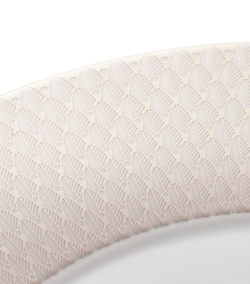 Christofle Malmaison Platinum Impériale porcelain underplate 31cm - British product