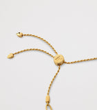 Monica Vinader gold vermeil corda link friendship bracelet (British brand)
