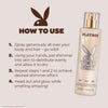 Playboy Shimmer Fragrance Mist pear rose 250ml, imported from the UK