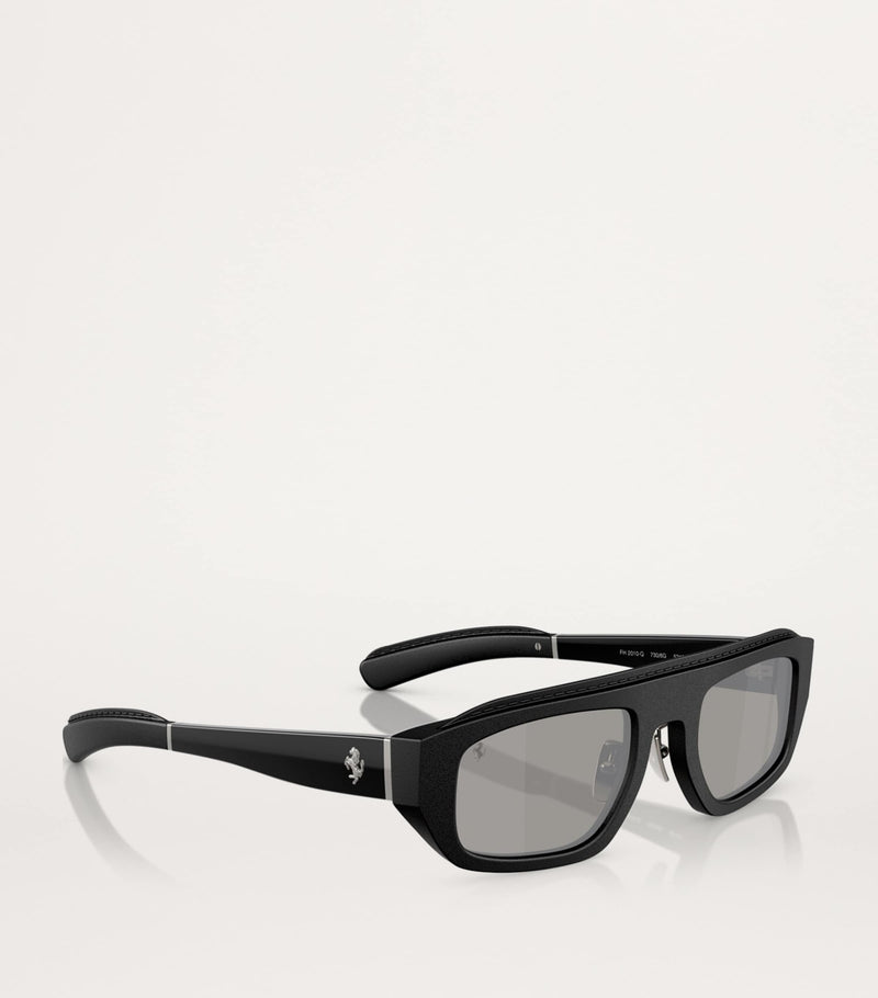 Ferrari acetate pillow sunglasses brown bordeaux lenses, imported from the UK