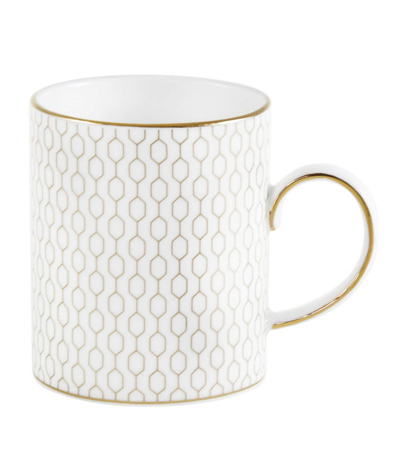 Wedgwood Gio Gold bone china mug (British brand)