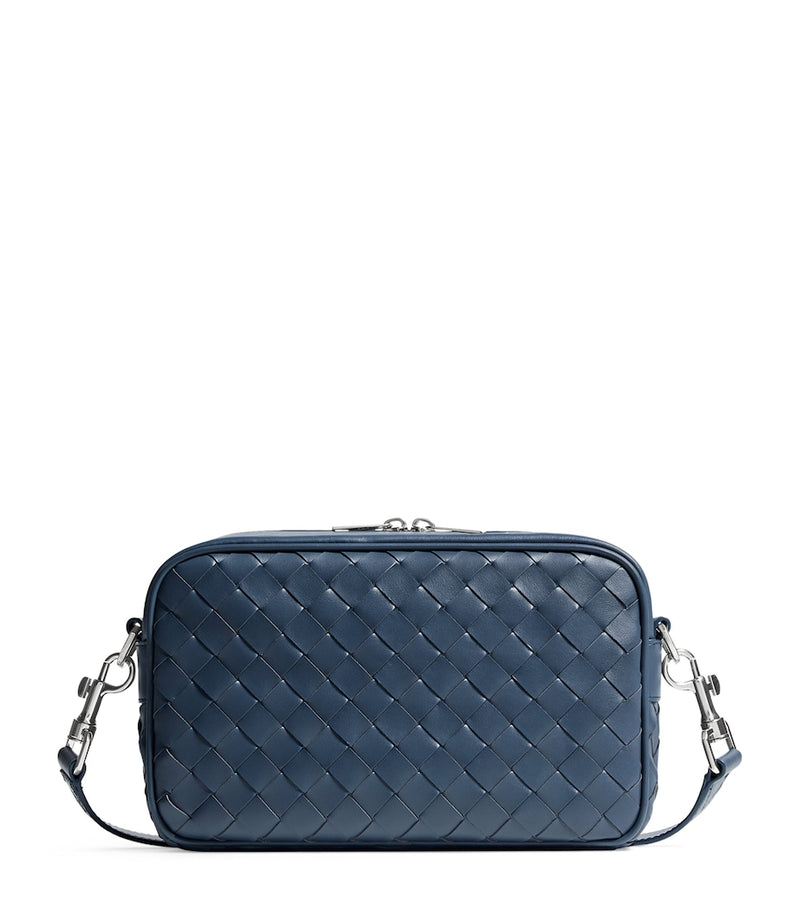 Bottega Veneta small leather intrecciato camera bag - British product