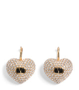 Harrods Valentino Garavani Crystal Coeur Royal Earrings- Buy online at McGrocer