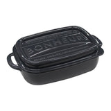 Yamada Bonheur lunch box dark grey 3L, imported from the UK