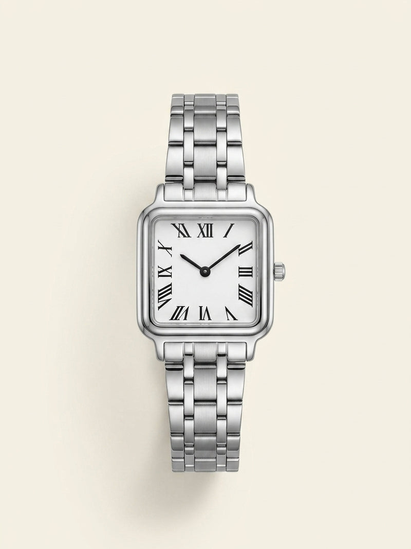 Cartier Panthère small steel watch with 0.23ct diamonds, UK version