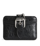 Maje cracked leather Miss M card holder, imported from the UK