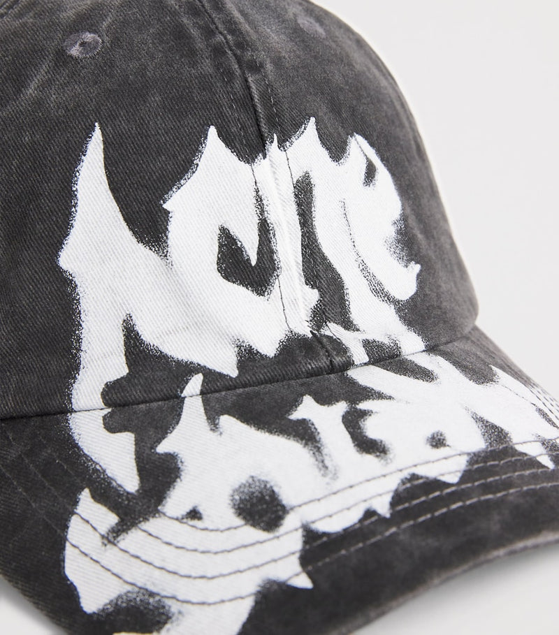 Acne Studios graffiti logo baseball cap, UK version