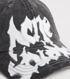 Acne Studios graffiti logo baseball cap, UK version