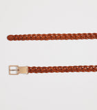 Max Mara leather woven belt 2cm width, UK version