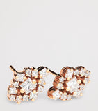 Suzanne Kalan La Fantasie rose gold diamond stud earrings (British brand)