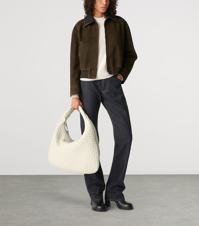Bottega Veneta Maxi Veneta leather shoulder bag, UK version