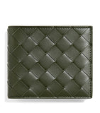 Bottega Veneta Intrecciato bifold wallet calfskin leather, imported from the UK