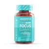 Novomins Focus strawberry gummies 60 count, imported from the UK