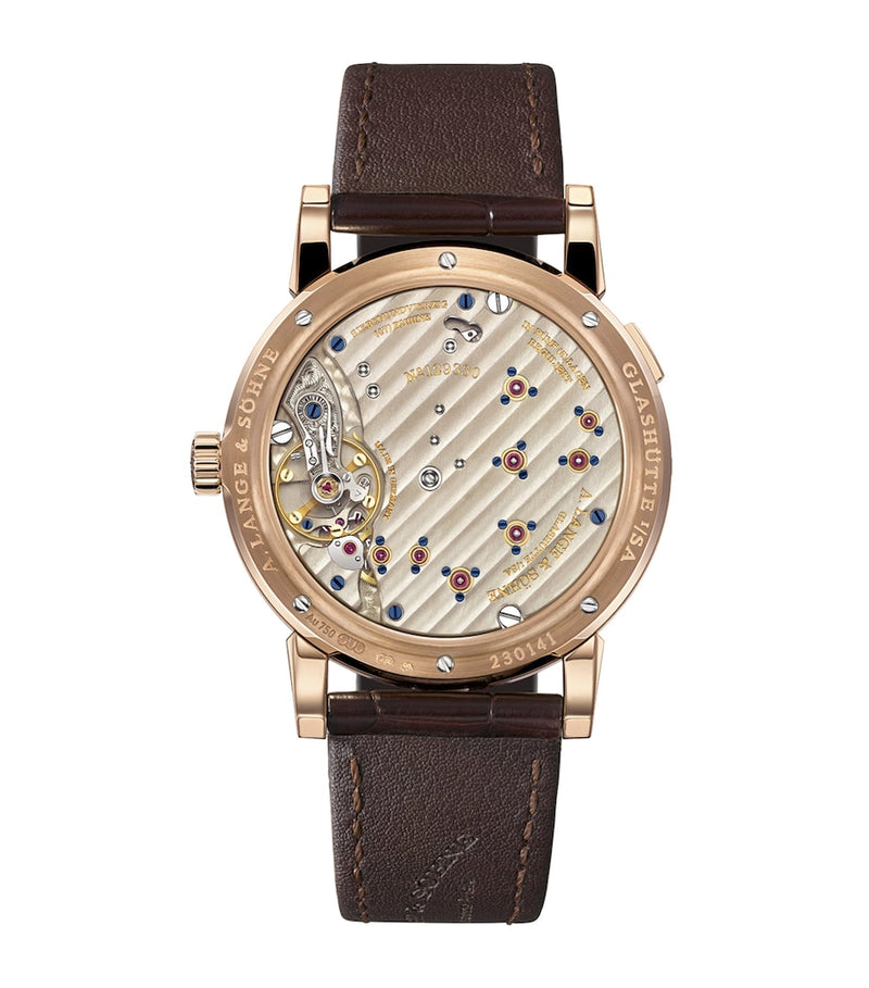 A. Lange & Söhne rose gold moon phase watch 38.5mm (British brand)