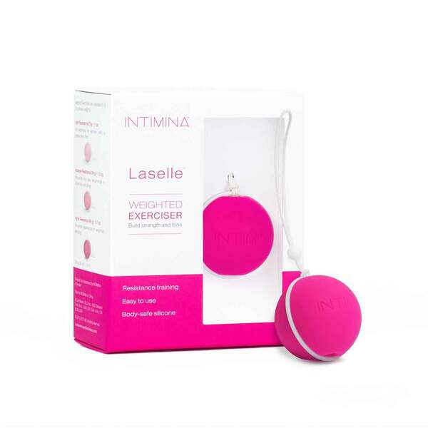 Intimina Laselle pelvic floor exerciser 48g (British brand)