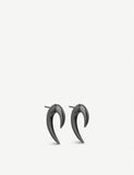 Shaun Leane Talon rhodium-plated earrings graduated curve, UK version