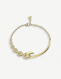 Shaun Leane yellow gold-plated vermeil hook chain bracelet - British product