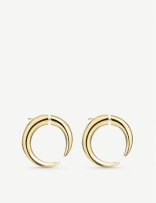 Shaun Leane Quill Talon gold-vermeil earrings large, imported from the UK