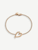 Shaun Leane rose gold vermeil silver heart bracelet - British product